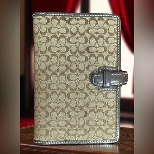 Coach Address Book Organizer With Coach Pen